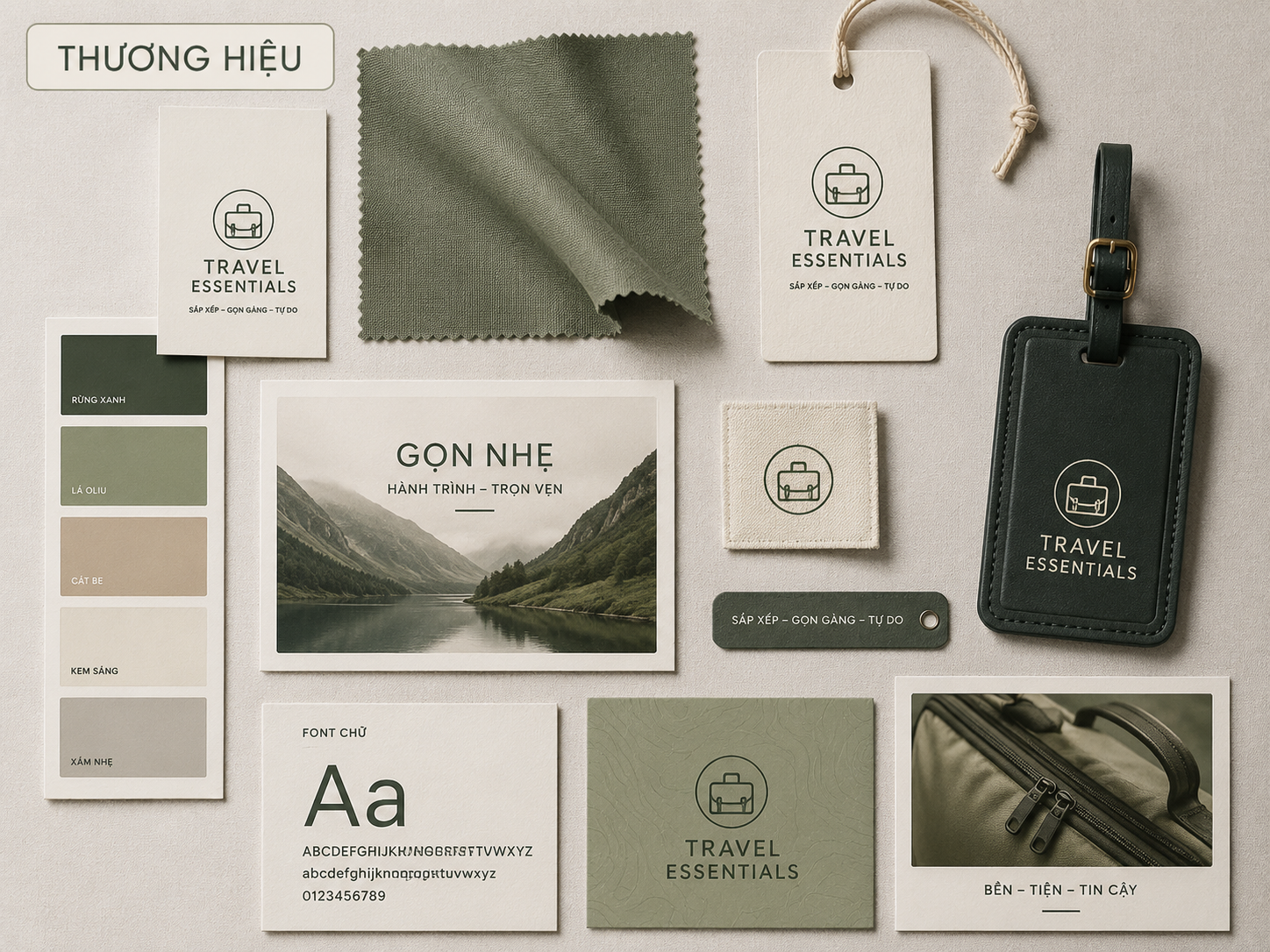 Bộ nhận diện và định vị thương hiệu